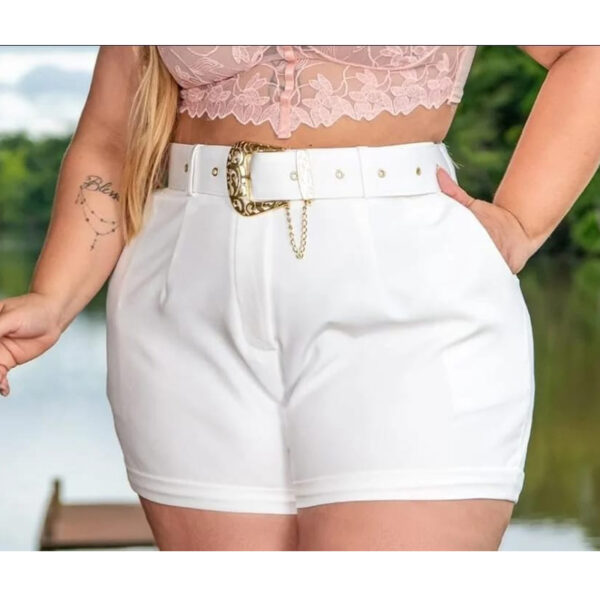 Shorts Cinto Verde Agua - Imagem 2
